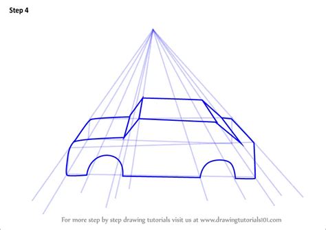 Learn How to Draw One Point Perspective Car (One Point Perspective ...