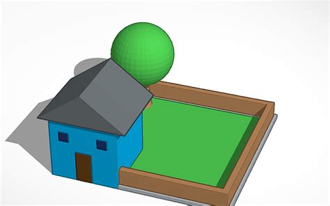 3D design Basic House - Tinkercad