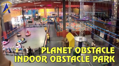 Planet Obstacle indoor obstacle park in Orlando, Florida - YouTube