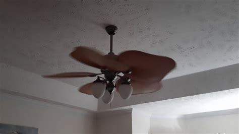 52" Harbor Breeze Baja ceiling fan with 3 speed wall control - YouTube