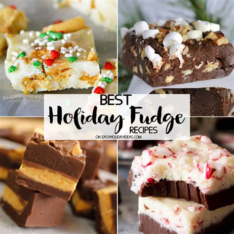 Best Holiday Fudge Recipes - Easy Holiday Ideas