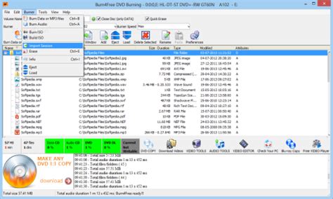 Download Burn4Free - Freeware dvd burning software