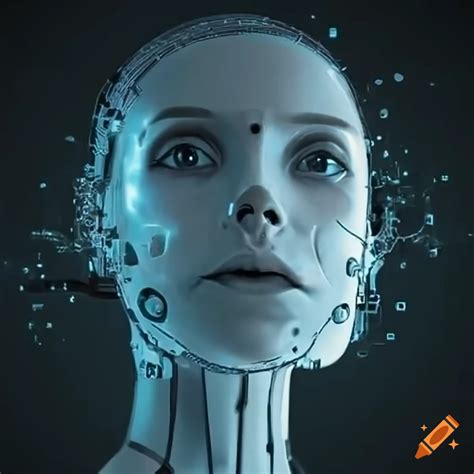 Illustration of artificial intelligence concept on Craiyon