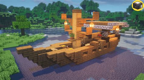 Minecraft: How to Build a Boat House 🌊⛵ | Minecraft Boat Tutorial - YouTube