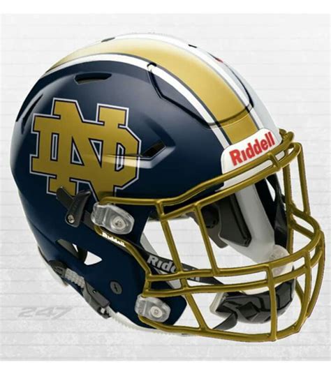 Pin by Justin Barnes on Fighting Irish of Notre Dame | Nfl football helmets, Cool football ...