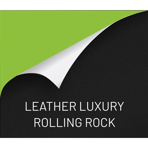 OODYX: PVC-freie Dekofolie 564L Leather Luxury - Rolling Rock - Greencolors