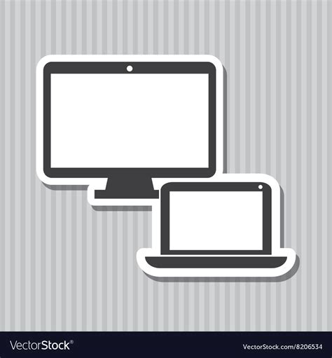 Computer icon design Royalty Free Vector Image