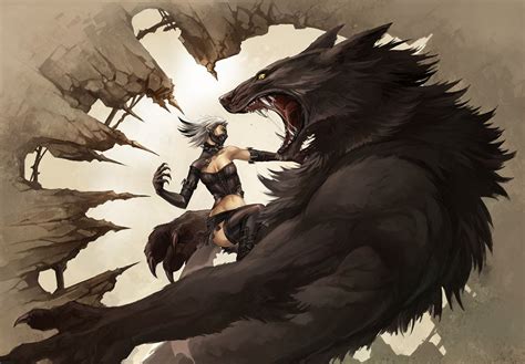 vampire vs werewolf by sandara on deviantART | Creature artwork, Werewolf, Werewolf vs vampire