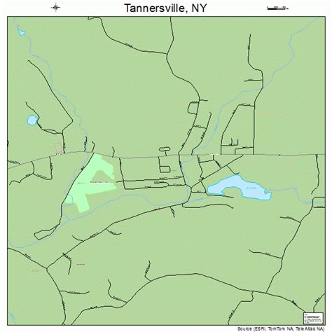 Tannersville New York Street Map 3673143