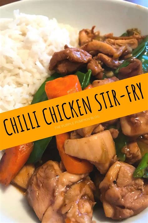 Low-Fat Chilli Chicken Stir-Fry & Rice Recipe