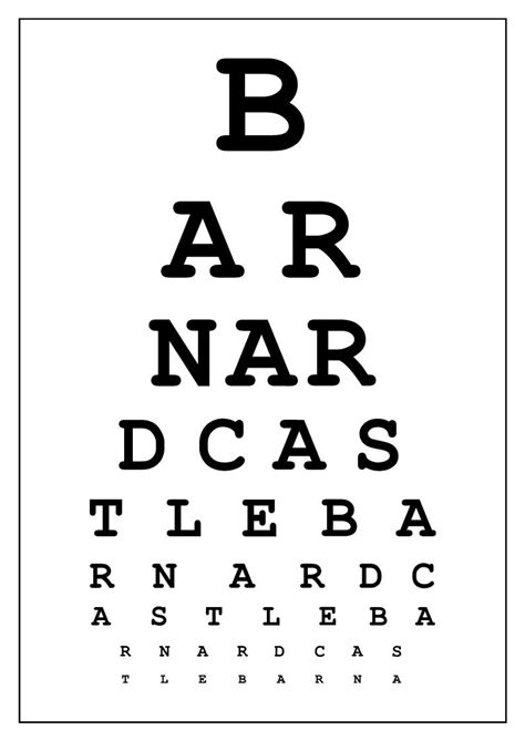 Castle Eye Test Chart in Illustrator, PDF - Download | Template.net