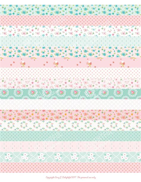 Printable WASHI TAPE Stickersdigital File Instant Download - Etsy | Washi tape planner, Washi ...