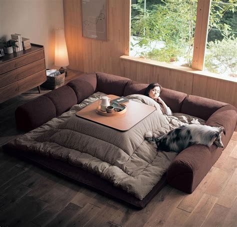 Kotatsu is a Japanese Table That Offers the Comfort of a Giant Warm Bed