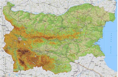 Bulgaria Map and Bulgaria Satellite Images