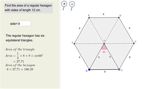 Area Of A Regular Hexagon