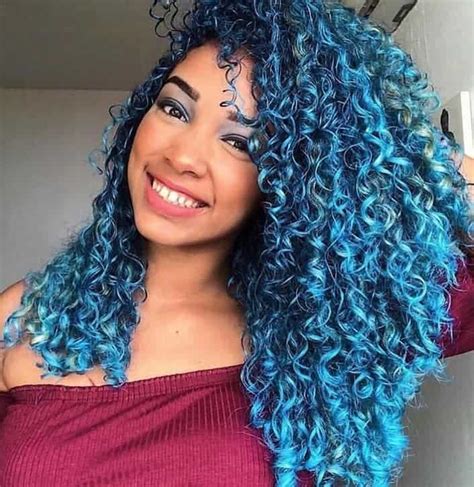 7 Striking Blue Curly Hairstyles for Women – HairstyleCamp