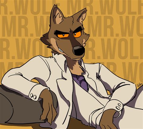 ArtStation - [FANART] - Mr. Wolf (The Bad Guys)