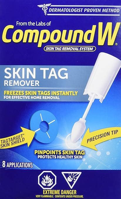 Compound W Skin Tag Removal System, Skin Tag Remover, 8 treatments: Amazon.ca: Health & Personal ...