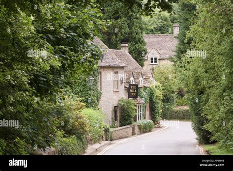 The Mill Inn in the Cotswold village of Withington, Gloucestershire ...