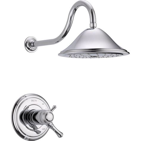 Delta Cassidy TempAssure 17T Series 1-Handle Shower Faucet Trim Kit Only in Chrome (Valve Not ...