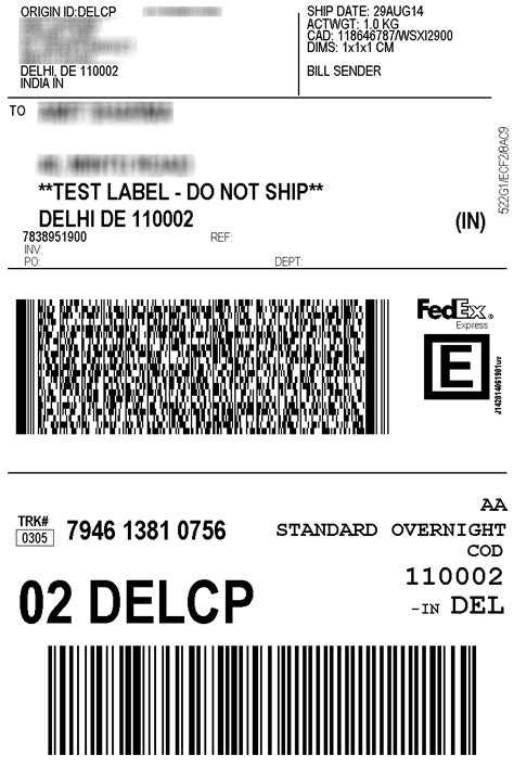 Print FedEx Shipping Labels for India - WooCommerce Plugin