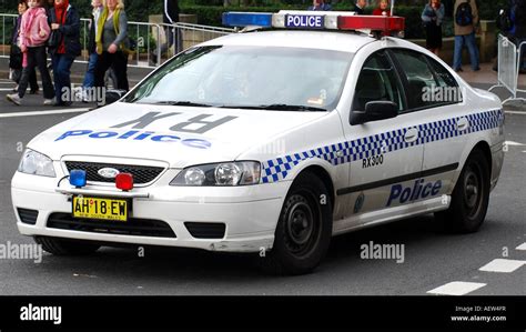 NEW SOUTH WALES POLICE CAR SYDNEY AUSTRALIA Stock Photo - Alamy