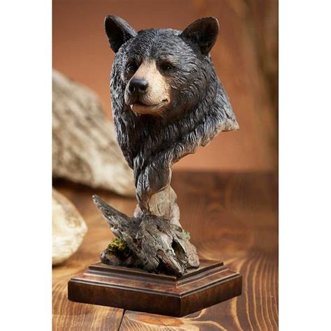 Smokey Black Bear Sculpture