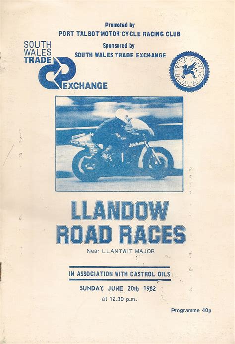 Llandow Circuit | The Motor Racing Programme Covers Project