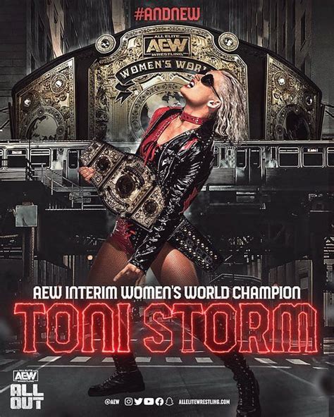 Toni Storm wins first title in AEW at All Out