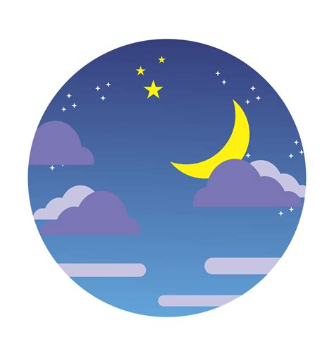 Download Night Moon Night Sky Royalty-Free Stock Illustration Image - Pixabay