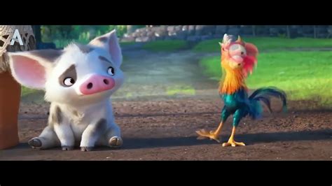 Heihei Chicken Funny Scenes Moana I Disney Animated Movie, 44% OFF