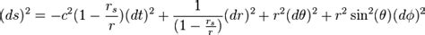 Schwarzschild metric Facts for Kids