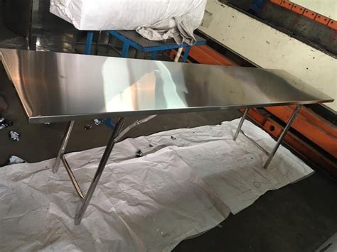 Polished Stainless Steel Folding Table, For Hotel at best price in ...