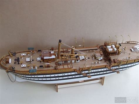 Amerigo Vespucci school ship model of the Italian Navy