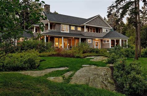 Tour this charming Maine cottage designed for a multi-generational family