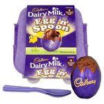 Cadbury Dairy Milk Egg 'n' Spoon Double Chocolate 4 Pack | Cadbury ...