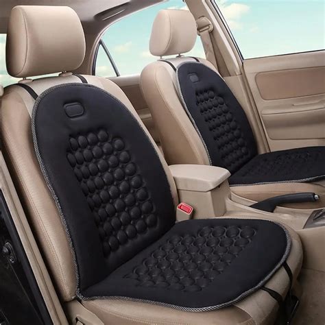 Black Car Seat Cushion Therapy Massage Padded Bubble Foam Chair Seats Pad Cover Automobiles Seat ...