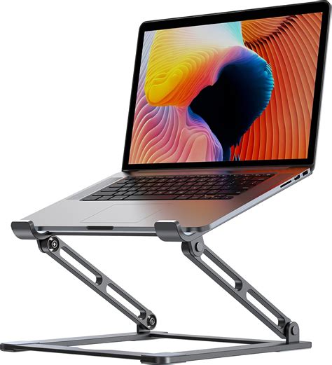 Amazon.com: Laptop Stand for Desk, Adjustable Laptop Stand Holder Portable Laptop Riser with ...