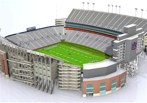 Jordan-Hare stadium 3D | CGTrader