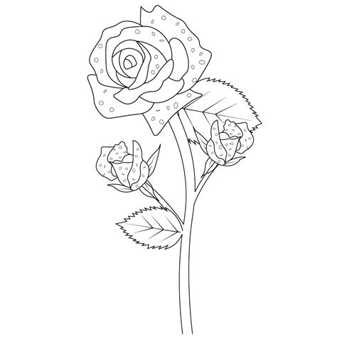 rose vector, rose vector black and white, vector rose flower clipart ...