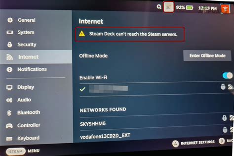 How to Fix: "Steam Deck can't reach the Steam Servers"