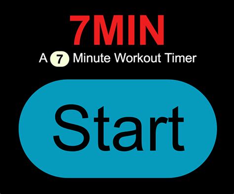 7 Minute Scientific Workout Timer