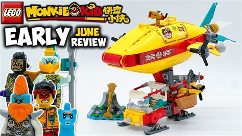 Monkie Kid's Cloud Airship EARLY June Review! LEGO Monkie Kid Set 80046 ...