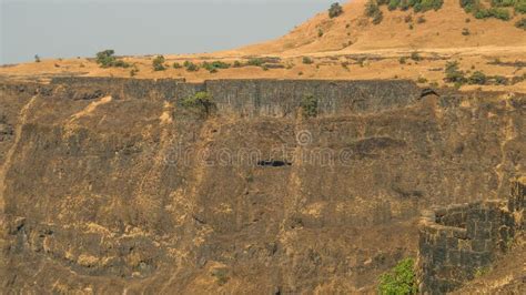 A Stone Wall of the Lohagad Fort in Pune Stock Image - Image of wall, lohagad: 255706917