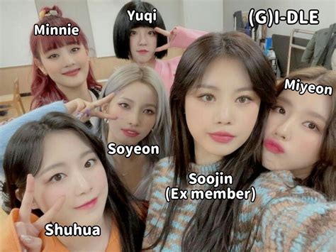 (G)I-DLE Member names | Kpop group names, G i dle, Girls group names