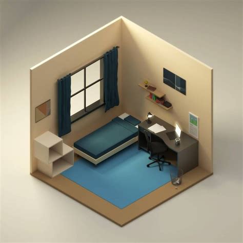 Isometric - Bedroom by Halcyon-Design on DeviantArt | Modern apartment ...