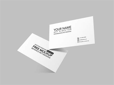 Free Texture Business Cards Mockup Psd On Behance - vrogue.co