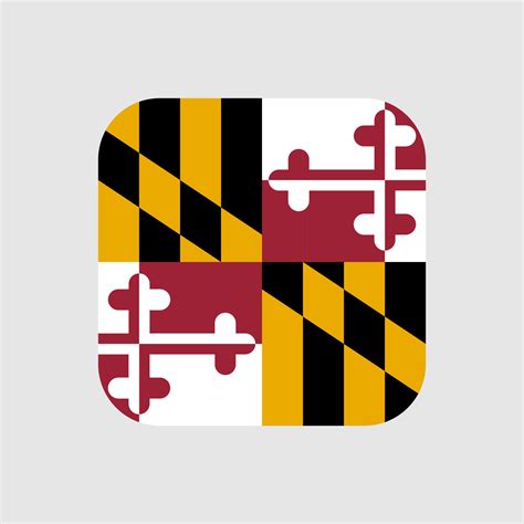 Maryland state flag. Vector illustration. 11141791 Vector Art at Vecteezy