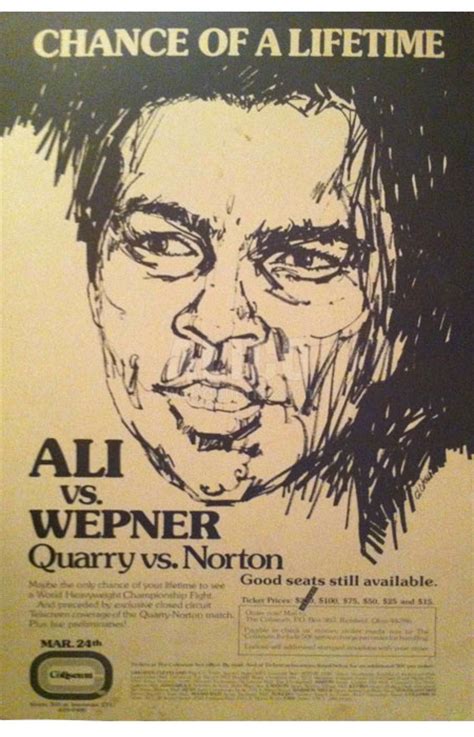 Muhammad Ali / Chuck Wepner On-Site Poster | Web Galleria