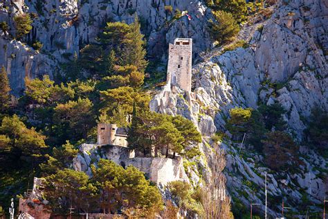 Omis mountain cliff fortress view Photograph by Brch Photography | Fine Art America